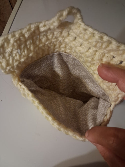Coin Bag made by Michele Lemon Drop